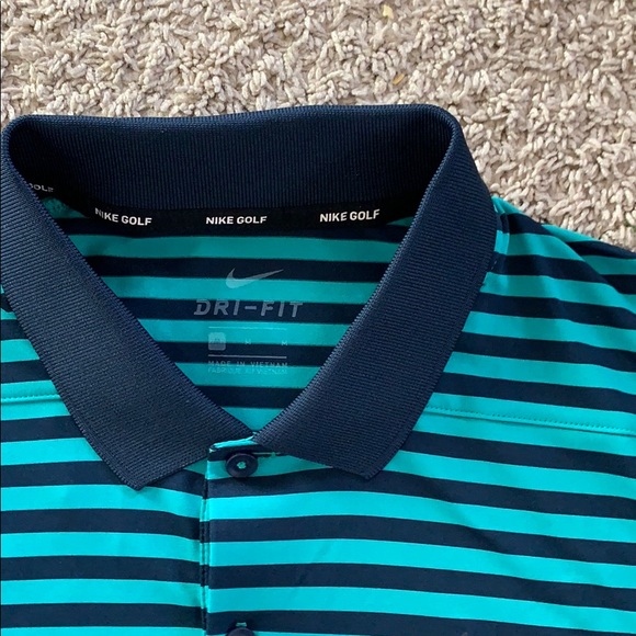 Nike Mens’ Dri-Fit Victory Stripe Golf Polo size M - Picture 4 of 5
